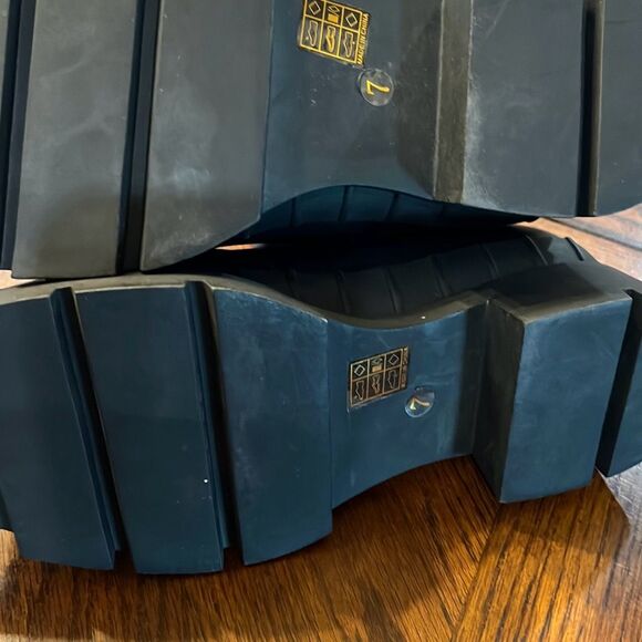 Princess Polly Douglas Platform Boots Black Chelsea New Size 7 - Picture 7 of 9